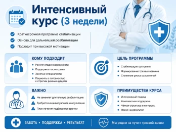 Реабилитация за 21 день в Голицыно