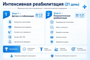 Реабилитация за 21 день в Голицыно